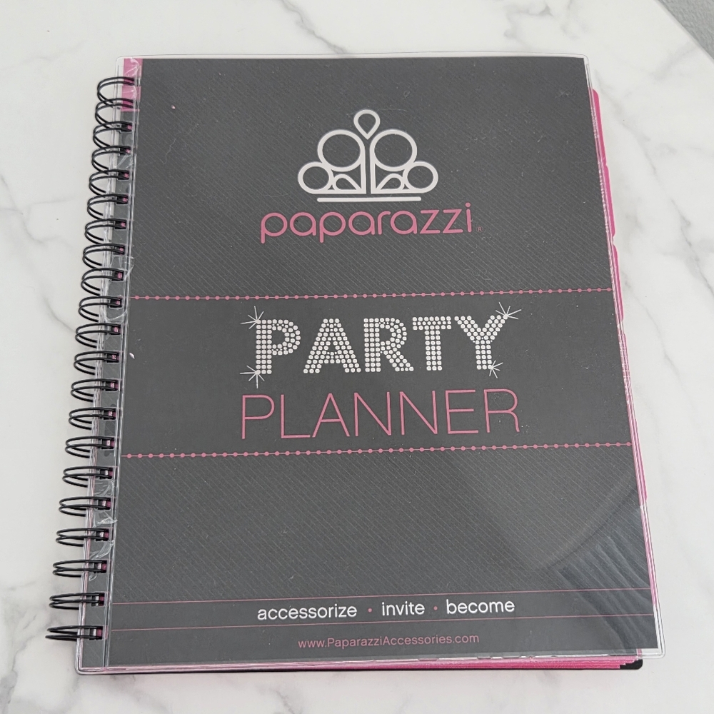 Paparazzi Consultant Organizer Black and Pink Party Planner Spiral Bound - Picture 13 of 15